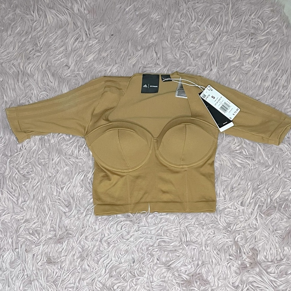 Adidas Ivy park Circular Knit Crop Top
